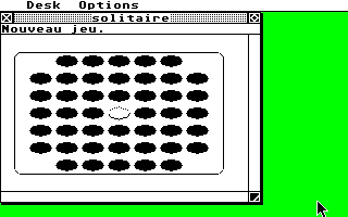 Solitaire atari screenshot